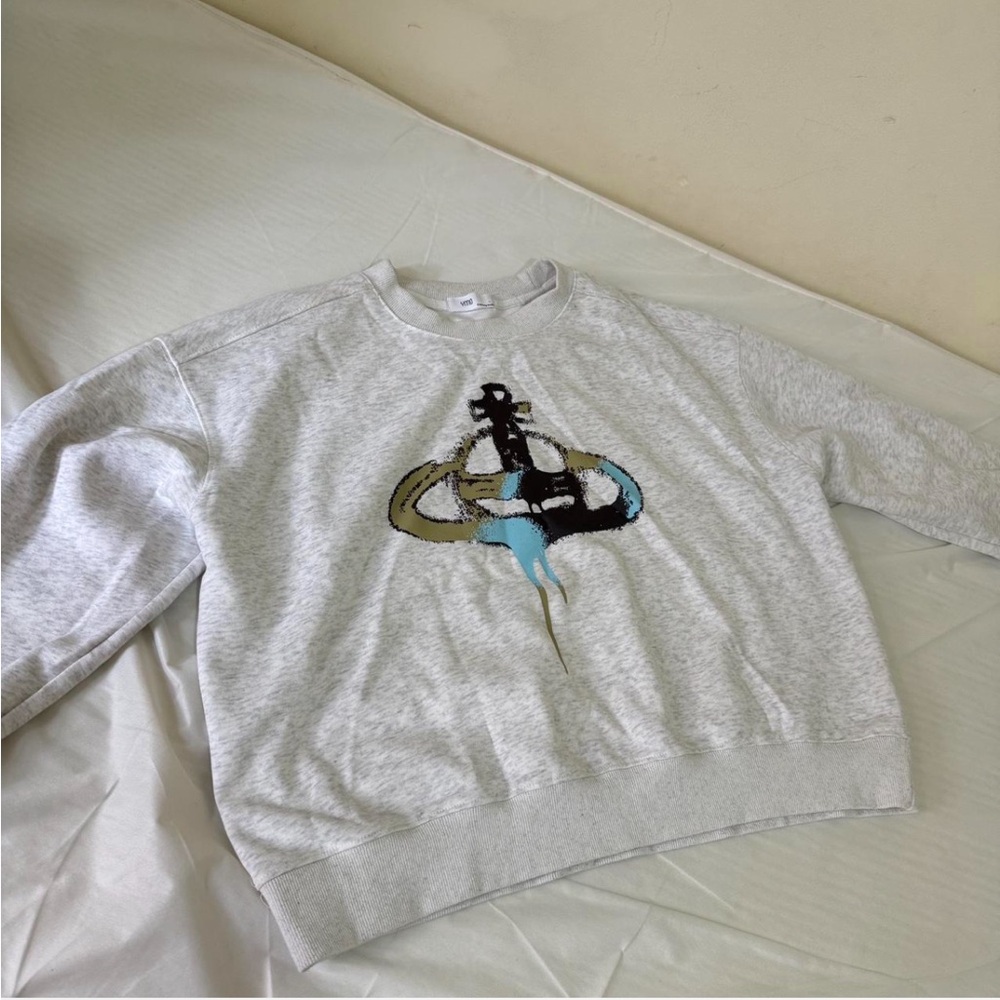 Gray Viviene Westwood Logo Sweatshirt
